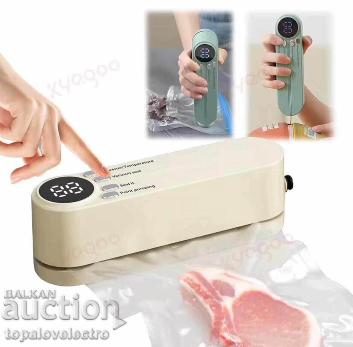 Delivery of NEW! Portable 3-in-1 Vacuum Sealer for Solid and Liquid Foods
