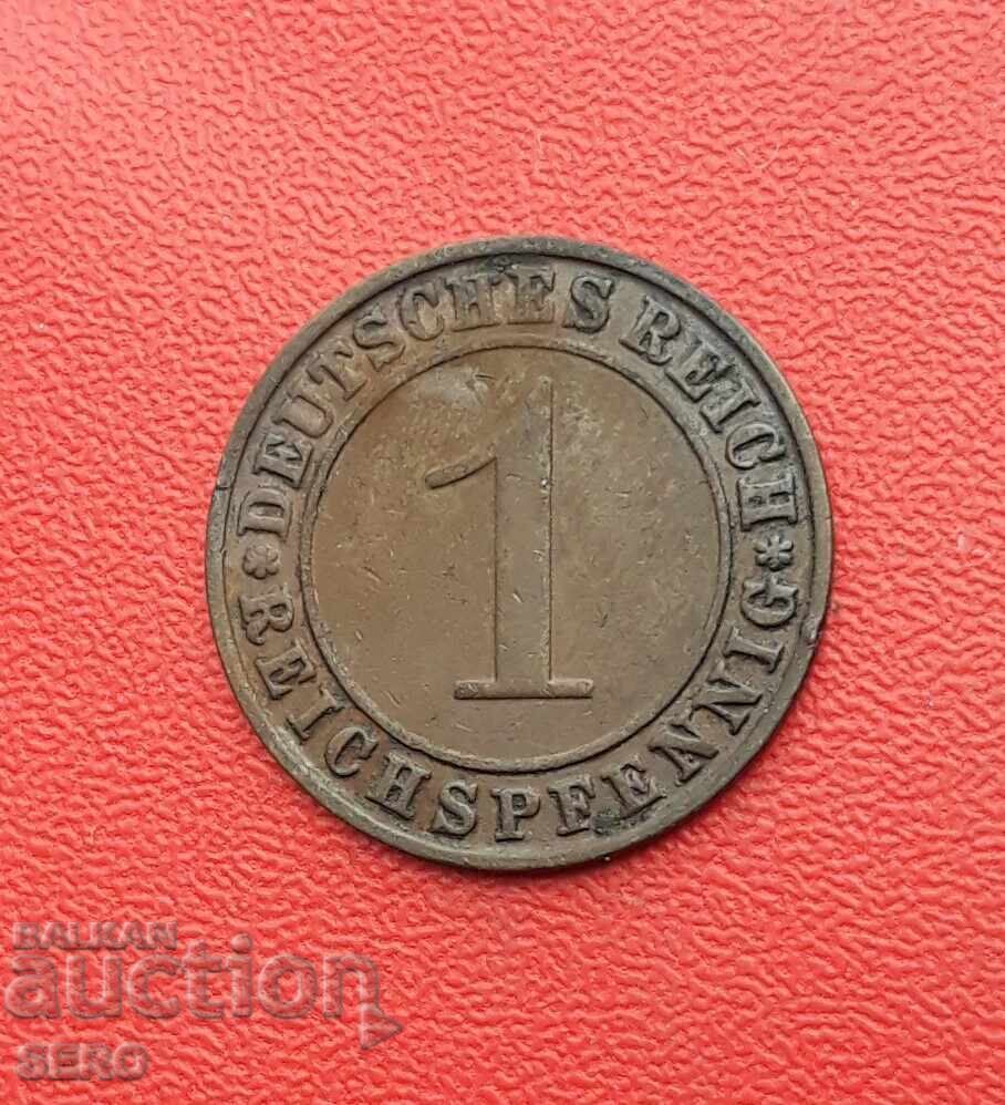 Germania - 1 Pfennig 1927 D-München