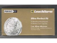 10 broya kapsuli ultra perfektni  za 1 untsia srebro 40,6 mm