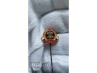 Communist sign, badge Football, Miner Pernik