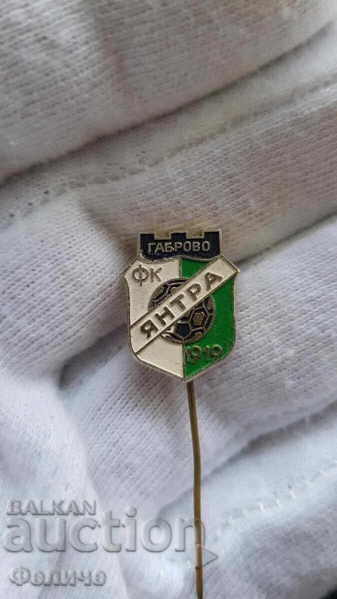 Комунистически знак, значка Футбол, Янтра Габрово Комунистически знак, значка Футбол, Янтра Габрово