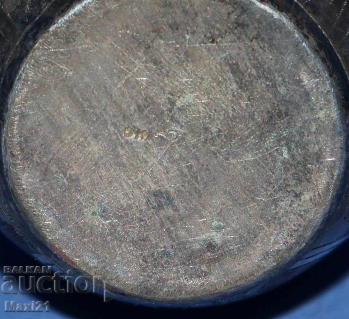 Vază veche argintată pentru flori - 6