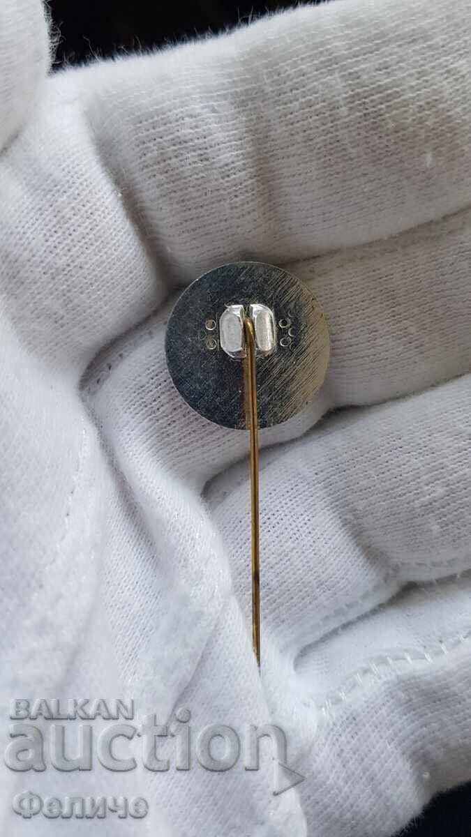 Communist sign, badge Football, Chernomorets Burgas with price 12.00 BGN | € 6.14