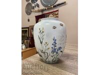 Πορσελάνινο βάζο Krister KPM Germany, χειροποίητο ζωγραφισμένο