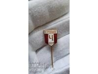 Комунистически знак, значка Футбол, Етрополе 1922