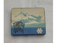 МЕТАЛНА КУТИЯ ЗА ЦИГАРИ ВИСОКИ ТАТРИ ЧЕХОСЛОВАКИЯ