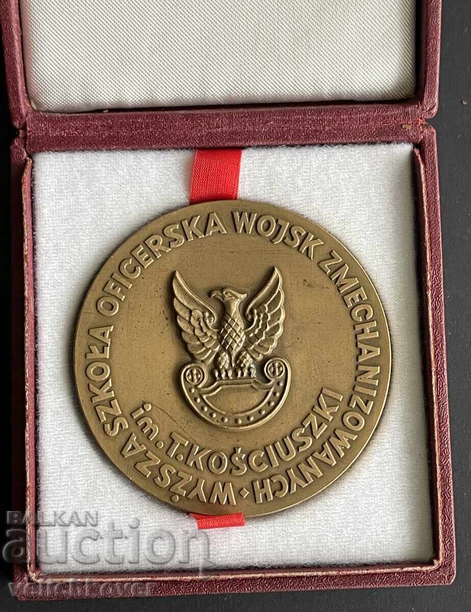 41877 Polonia placă militară Școala Militară Cracovia Wrocław bronz cu preț 20.00 BGN | € 10.23 41877 Polonia placă militară Școala Militară Cracovia Wrocław bronz cu preț 20.00 BGN | € 10.23