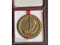 41877 Poland Military Plaque Military School Krakow Wroclaw Bronze