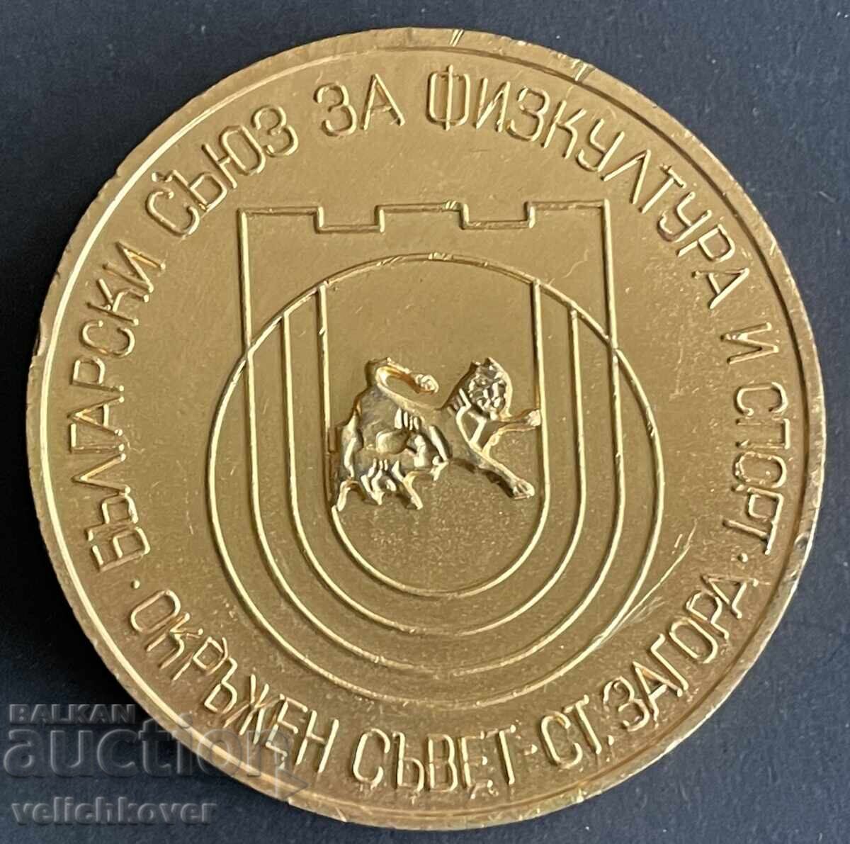 41885 България плакет Спортна слава БСФС Окръжен съвет Стара с цена 15.00 лв. | € 7.67