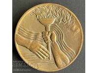 41889 Bulgaria Plaque Transfer Olympic Flame Olympics Mo