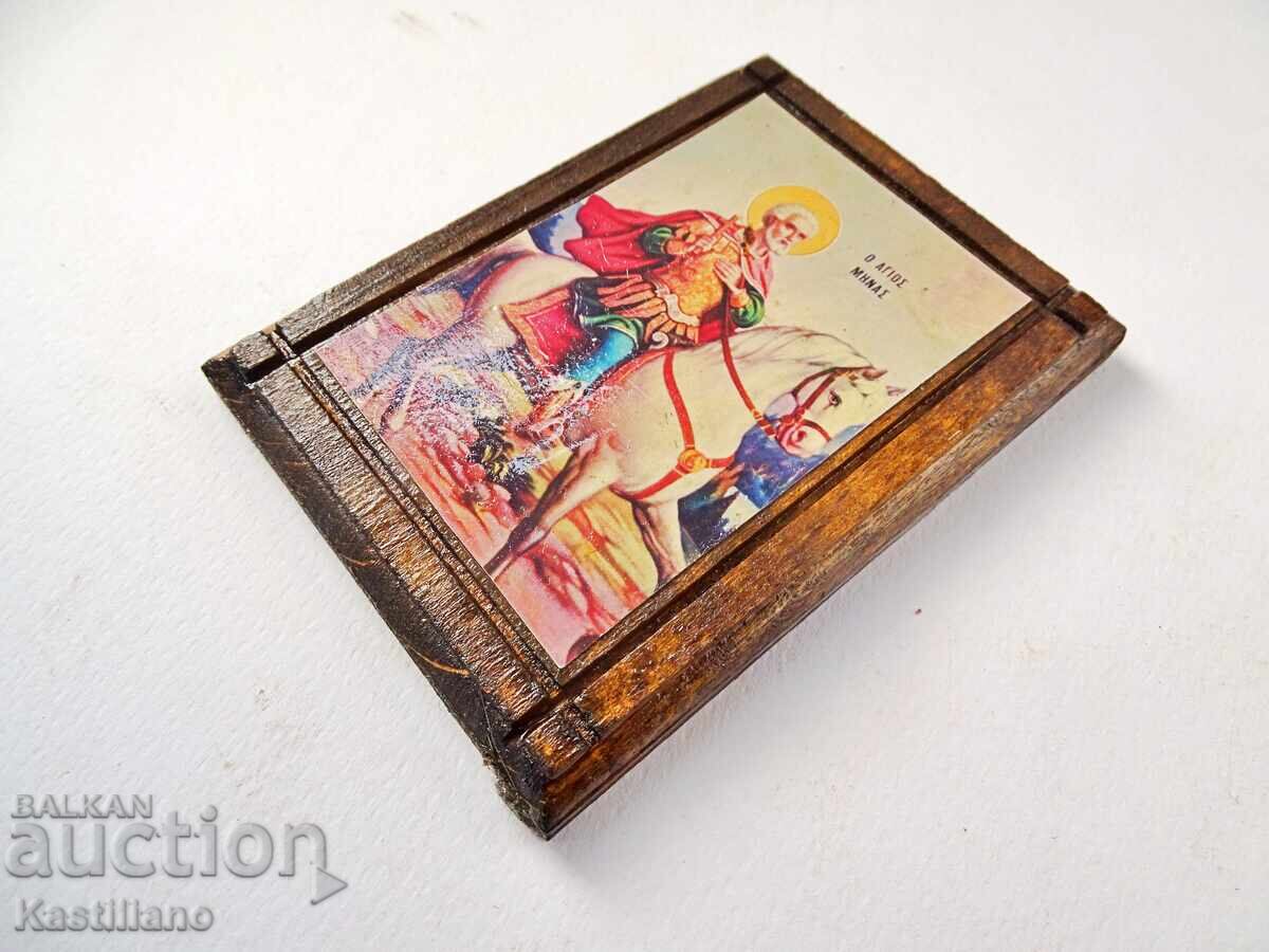 Orthodox Icon of Saint Menas - 5 Orthodox Icon of Saint Menas - 5