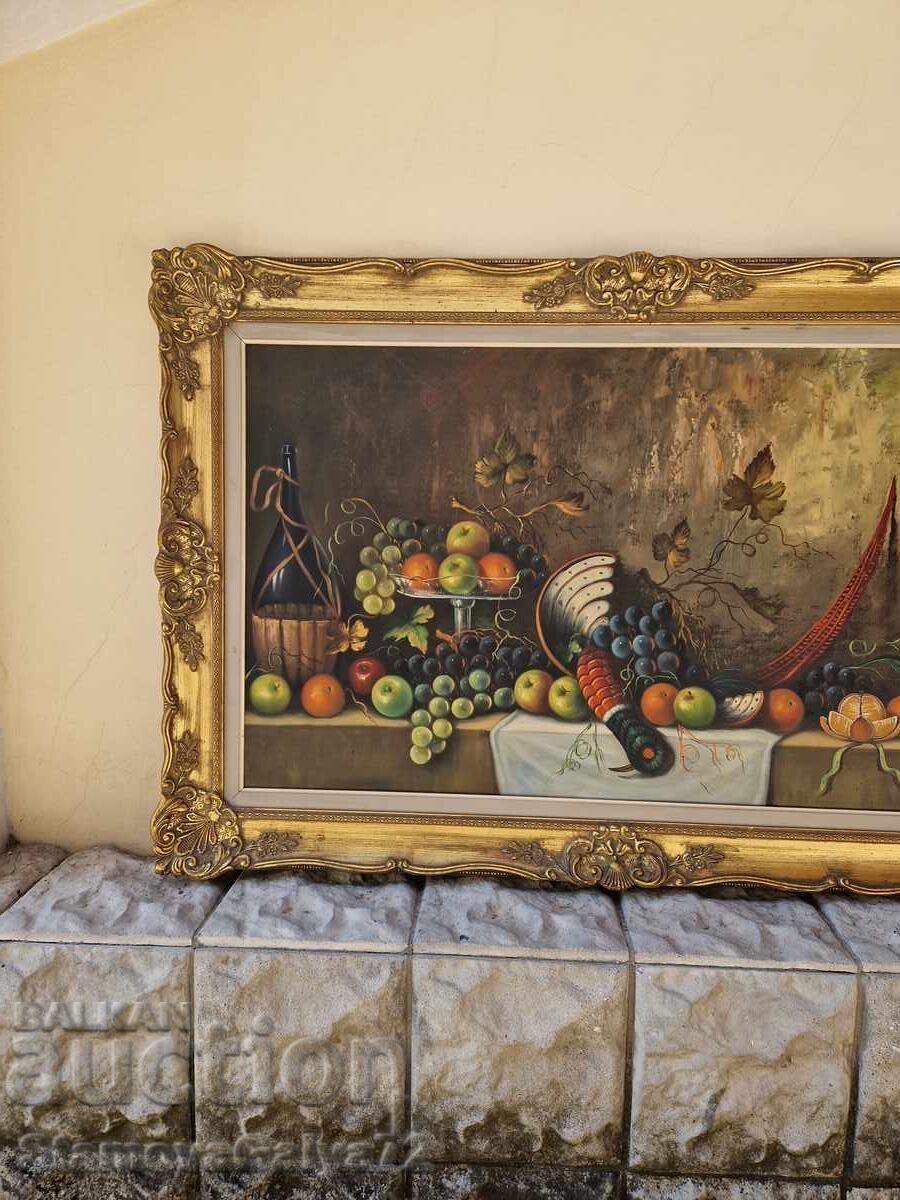 Εξαιρετικός, τεράστιος, αριστουργηματικός, αυθεντικός πίνακας ζωγραφικής με λάδι σε καμβά - 5