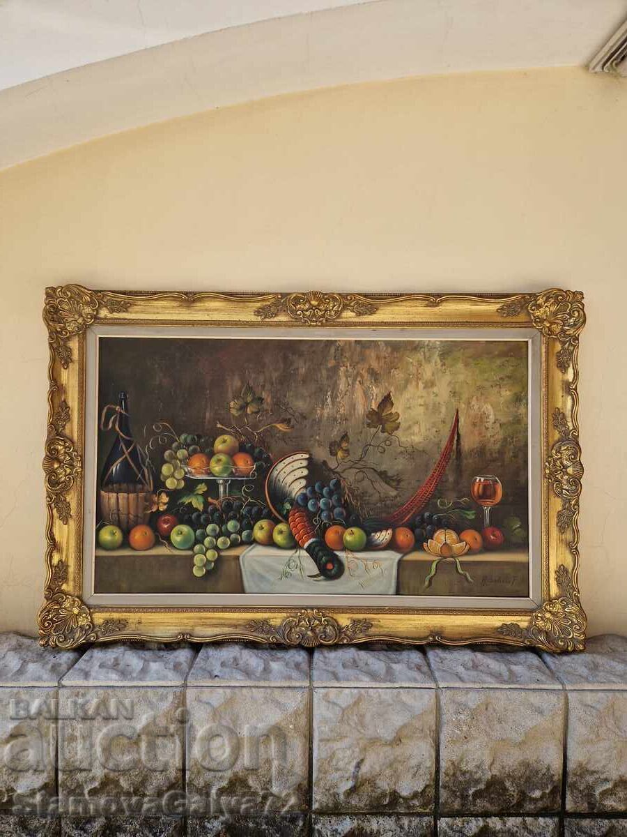 Εξαιρετικός, τεράστιος, αριστουργηματικός, αυθεντικός πίνακας ζωγραφικής με λάδι σε καμβά