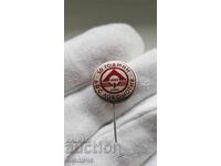 Semn rar, insignă Fotbal, 50 de ani Lokomotiv Ruse