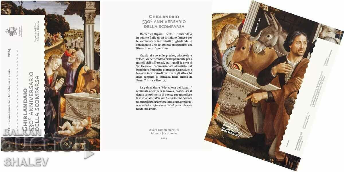 2 Euro 2024 San Marino "Ghirlandaio" San Marino /2/ (2 euros) - 5