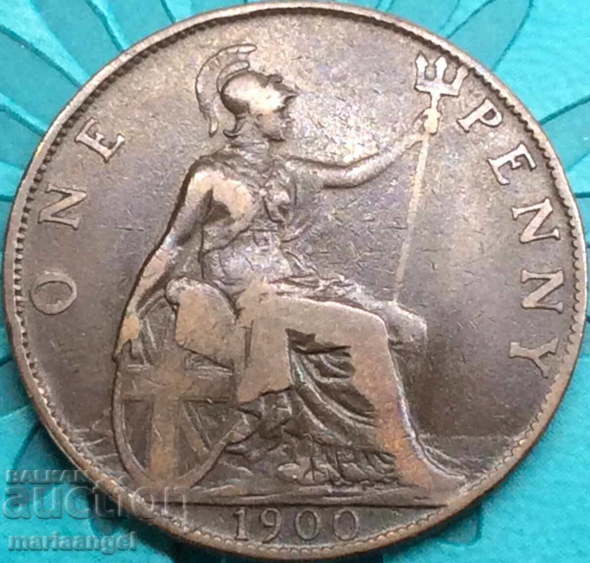 Μεγάλη Βρετανία 1 Penny 1900 30mm Χάλκινο - 6 Μεγάλη Βρετανία 1 Penny 1900 30mm Χάλκινο - 6