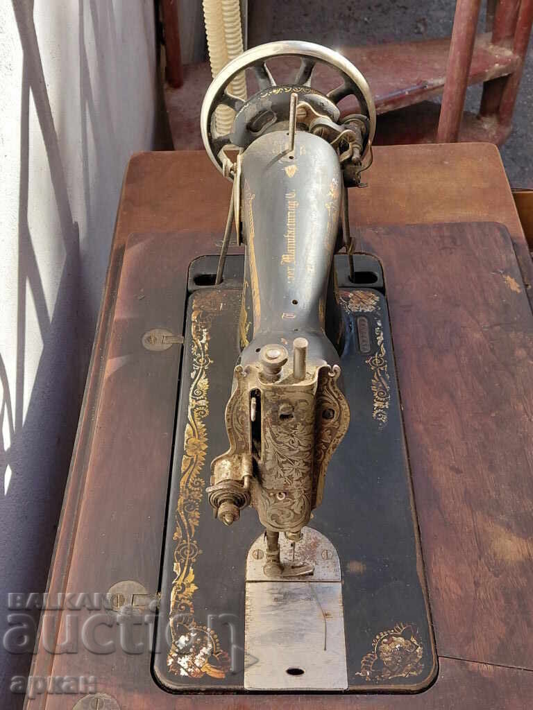 Ραπτομηχανή Singer Γερμανίας - λειτουργική, αρχές του 20ου αιώνα - 6 Ραπτομηχανή Singer Γερμανίας - λειτουργική, αρχές του 20ου αιώνα - 6