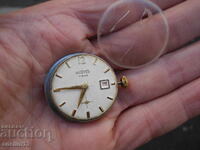 WORKING CLOCK MECHANISM VOSTOK WOSTOK 17 JEWELS 2605