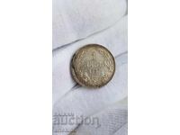 Bulgarian Princely Silver Coin 1 Lev 1882