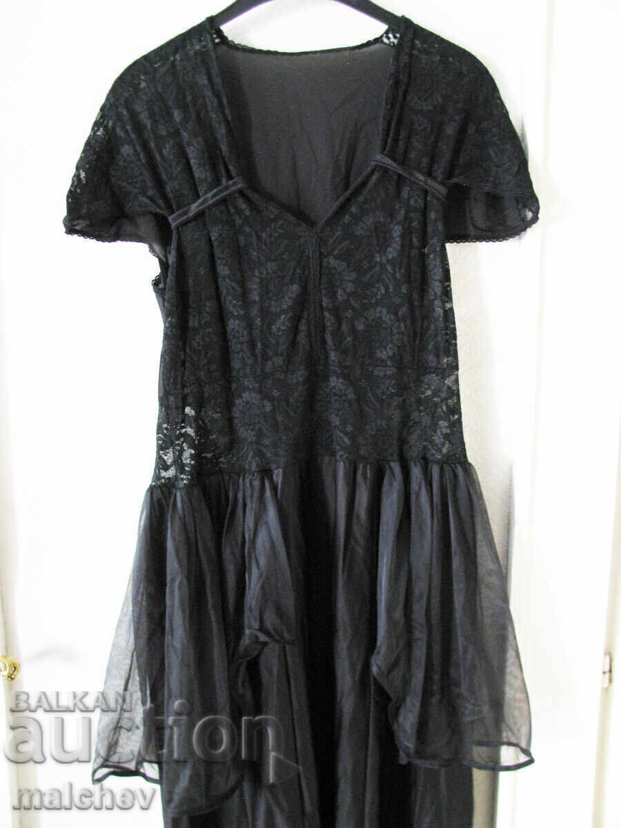 Rochie de carnaval 1923 dantelă voal, excelentă Rochie de carnaval 1923 dantelă voal, excelentă