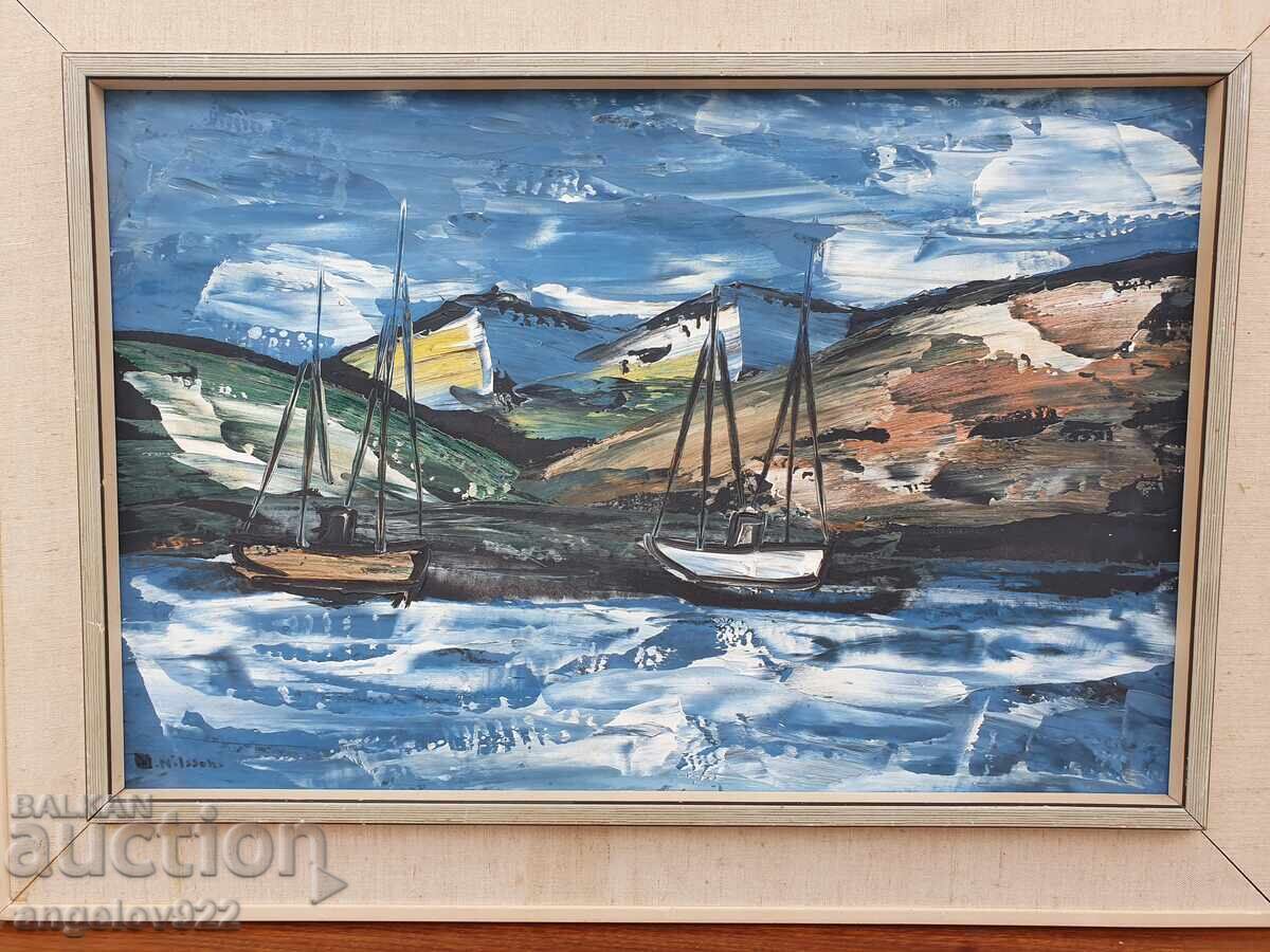 Original oil painting on phaser!!! - 5 Original oil painting on phaser!!! - 5