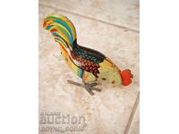 Jucărie Mecanică pentru Copii, Cocoș, Rusă Veche, Anii 1960