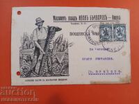 ΒΟΥΛΓΑΡΙΑ ΤΑΞΙΔΙΩΤΙΚΗ ΚΑΡΤΑ ΜΗΧΑΝΗΜΑΤΟΣ ΓΛΥΚΩΝ ΜΗΧΑΝΩΝ ΚΝΕΖΑ 1941 ΕΤΑΙΡΕΙΑ