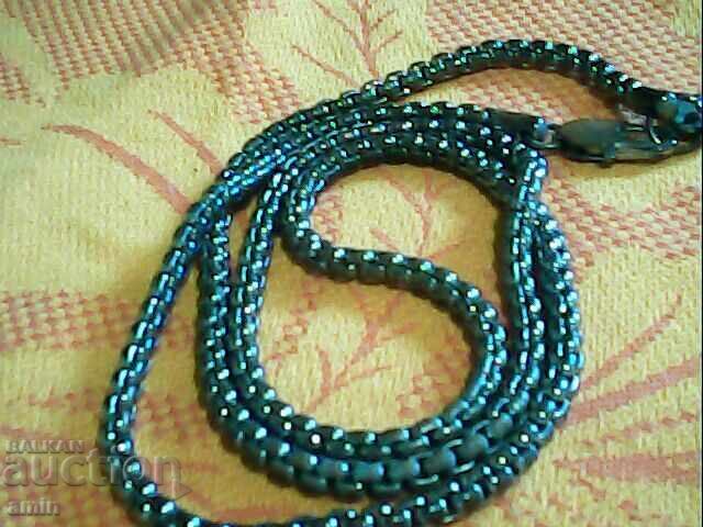 Auction  Old beautiful silver-plated necklace