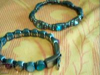 Brățări vechi, frumoase, argintate, cu cristale