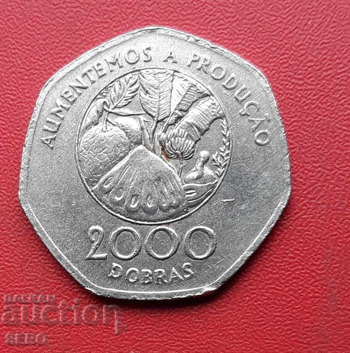 Sao Tome and Principe Islands-2000 dobras 1997 Sao Tome and Principe Islands-2000 dobras 1997