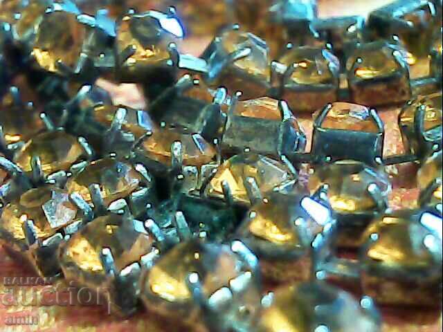 Delivery of Old Beautiful Vintage Silver Plated Degas Necklace with Crystals Delivery of Old Beautiful Vintage Silver Plated Degas Necklace with Crystals