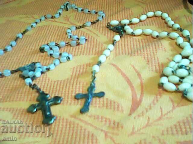 2pcs Church Necklaces with Natural Stones