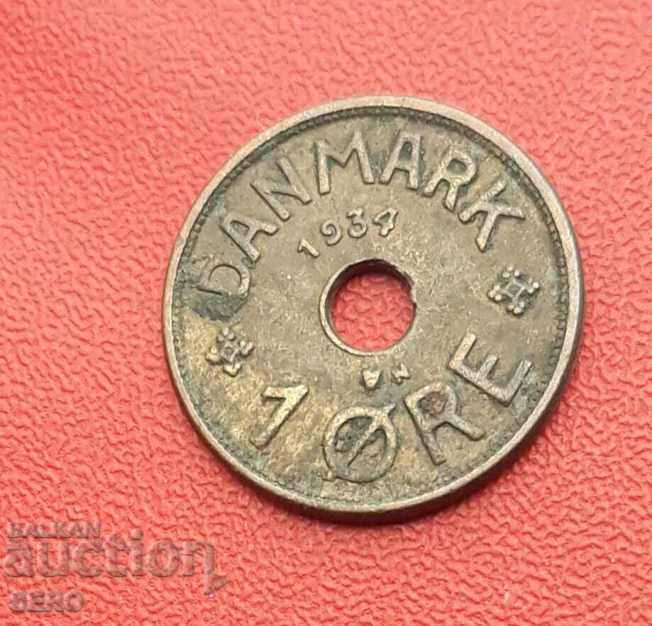 Denmark - 1 Ore 1934 Denmark - 1 Ore 1934