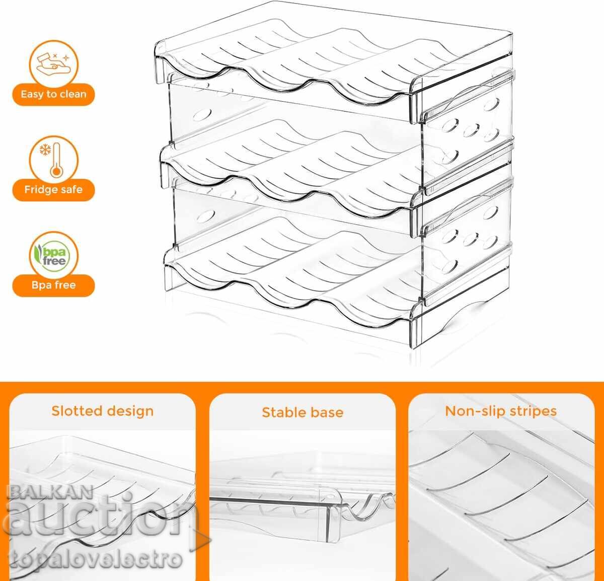 NEW! 3-Tier Bottle Organizer for 9 Bottles - 5