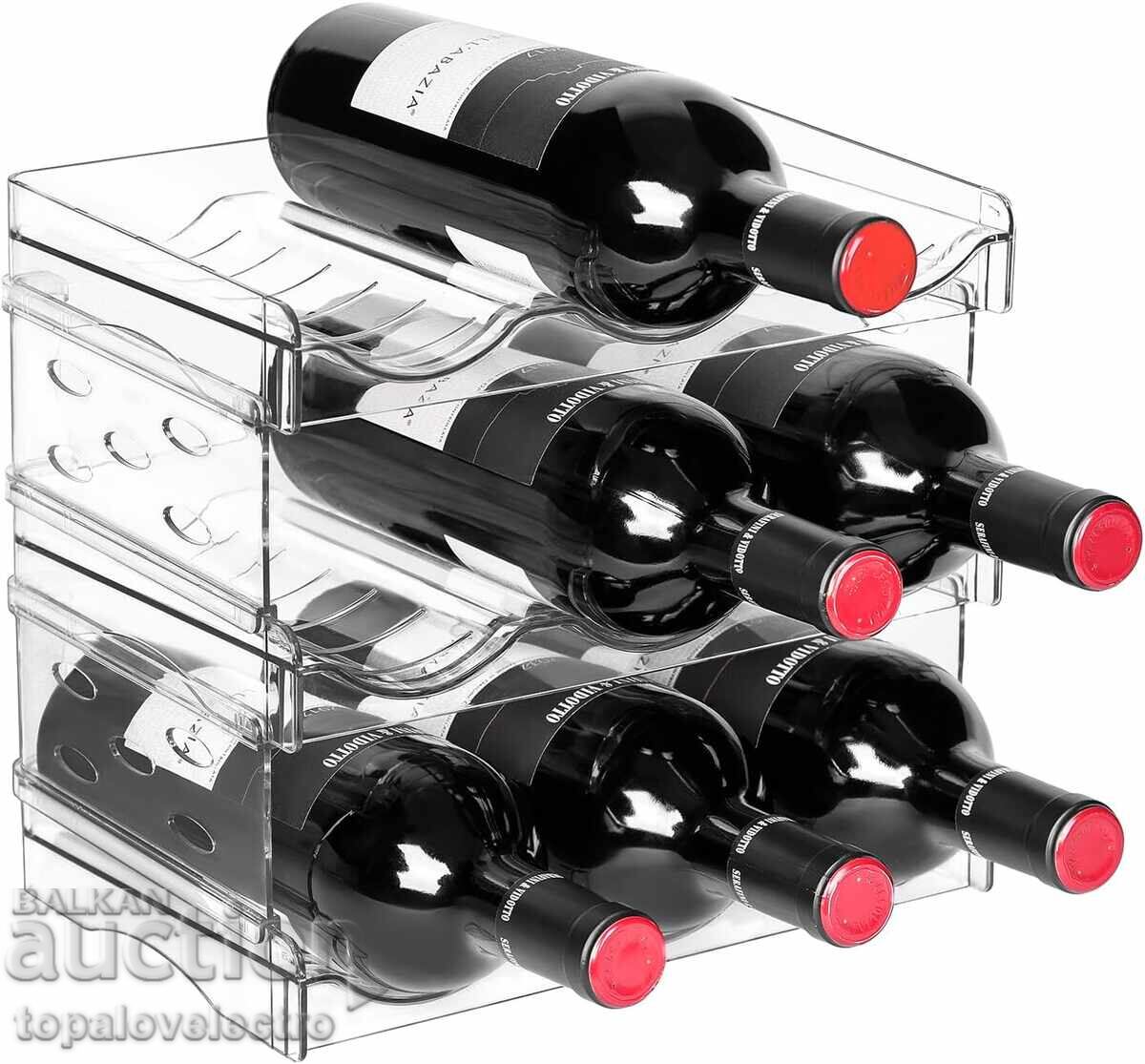 NEW! 3-Tier Bottle Organizer for 9 Bottles