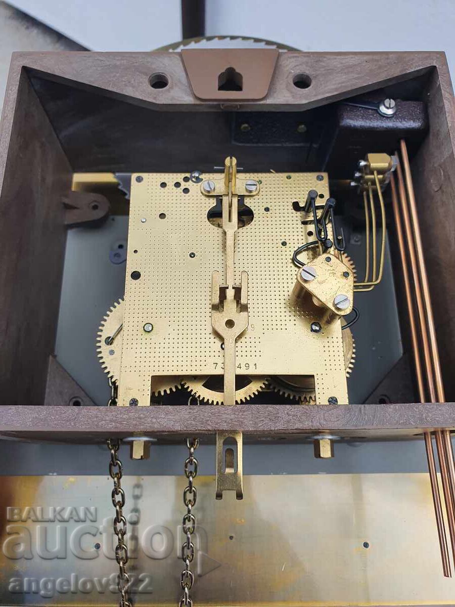 Auction  German Salon Parquet Clock, WORKING