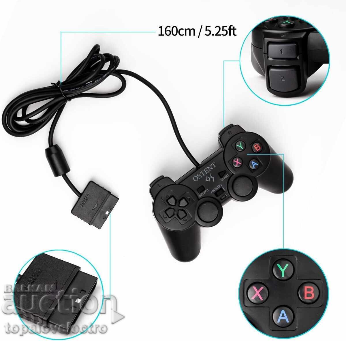 Delivery of NEW! Wired analog gamepad, joystick for PlayStation 2 / PS2