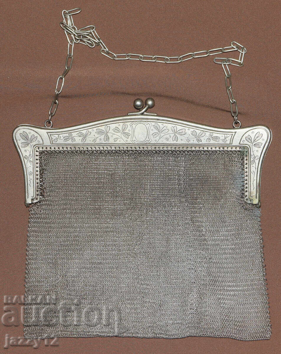 Old handmade knitted metal bag with price 150.00 BGN | € 76.69 Old handmade knitted metal bag with price 150.00 BGN | € 76.69