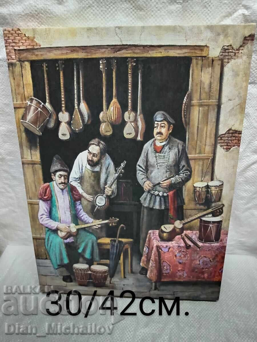 Παλαιό Γεωργιανό Πίνακας Αναπαραγωγή Παλαιό Γεωργιανό Πίνακας Αναπαραγωγή