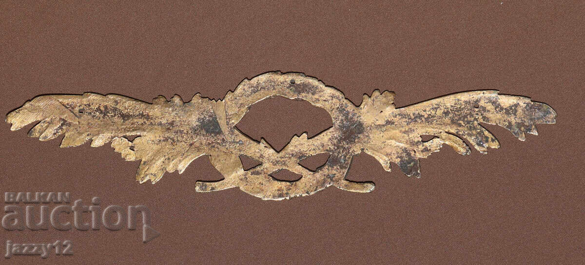 Αρχαία μπρούτζινη απλίκα με φλοράλ μοτίβα - 5 Αρχαία μπρούτζινη απλίκα με φλοράλ μοτίβα - 5