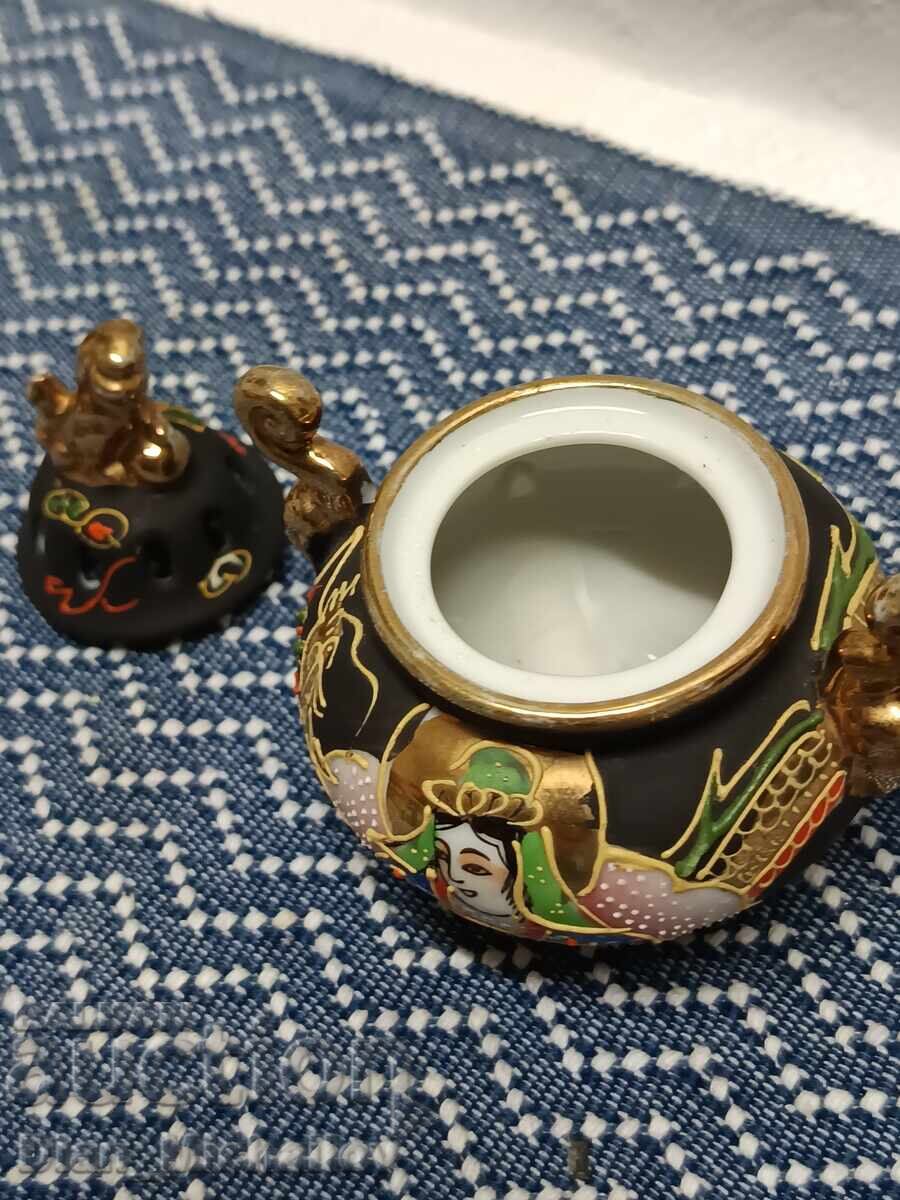 Mică vază japoneză tip Satsuma - 5