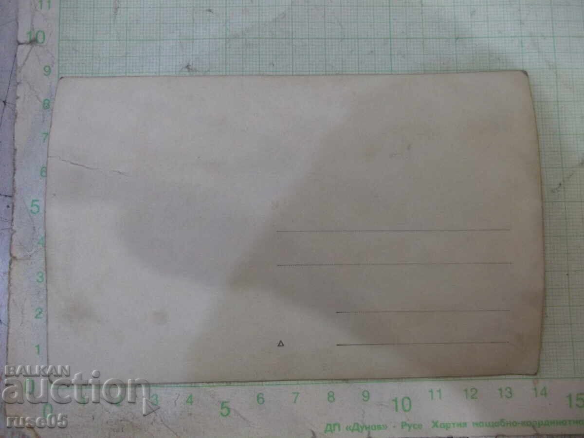 Снимка на двама униформени пред лъва стара с цена 5.00 лв. | € 2.56