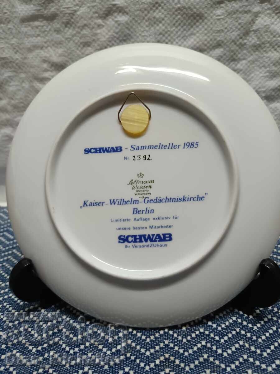 Delivery of Collector's German porcelain plate