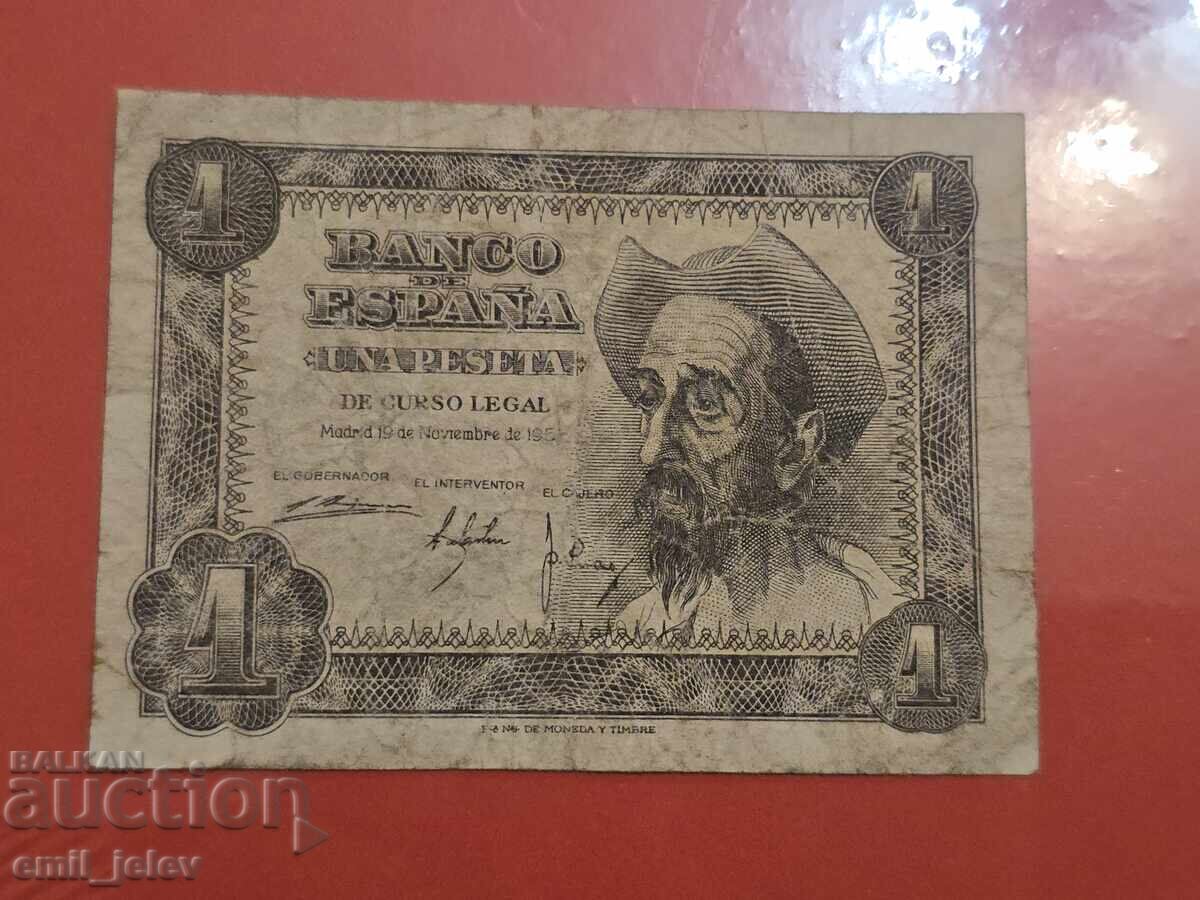 Ισπανία 1 πεσέτα 1951 god