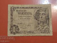 Испания 1 песета 1948 год.