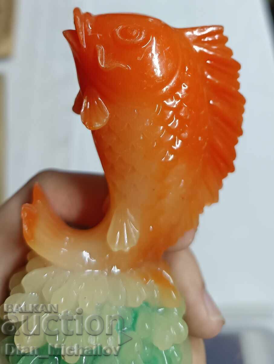 Delivery of Vintage Koi Fish Figure Delivery of Vintage Koi Fish Figure