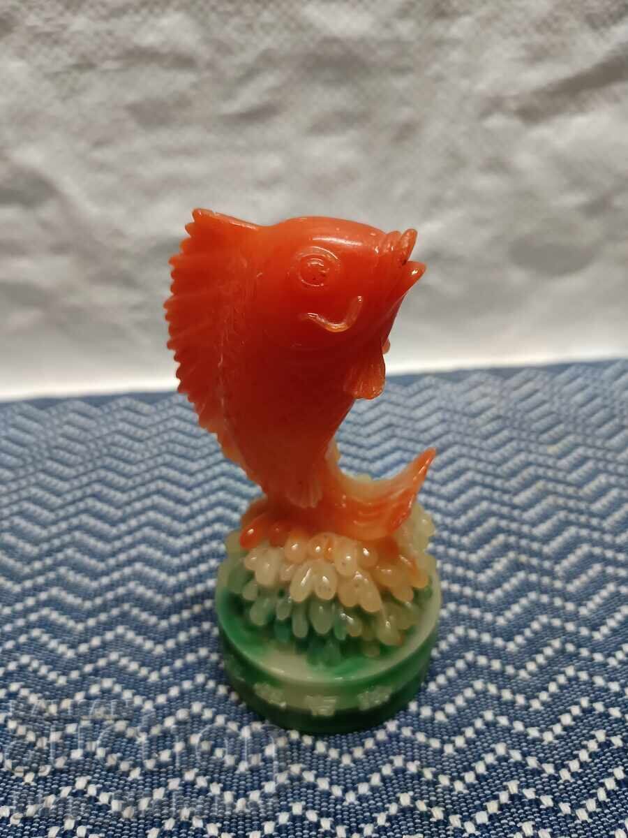 Figurină vintage pește Koi Figurină vintage pește Koi