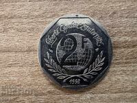 Франция - 2 франка (1998) - 50 г. от Декларацията за...