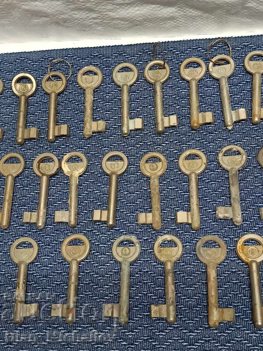 Δημοπρασία Λοτ κλειδιών με αριθμούς