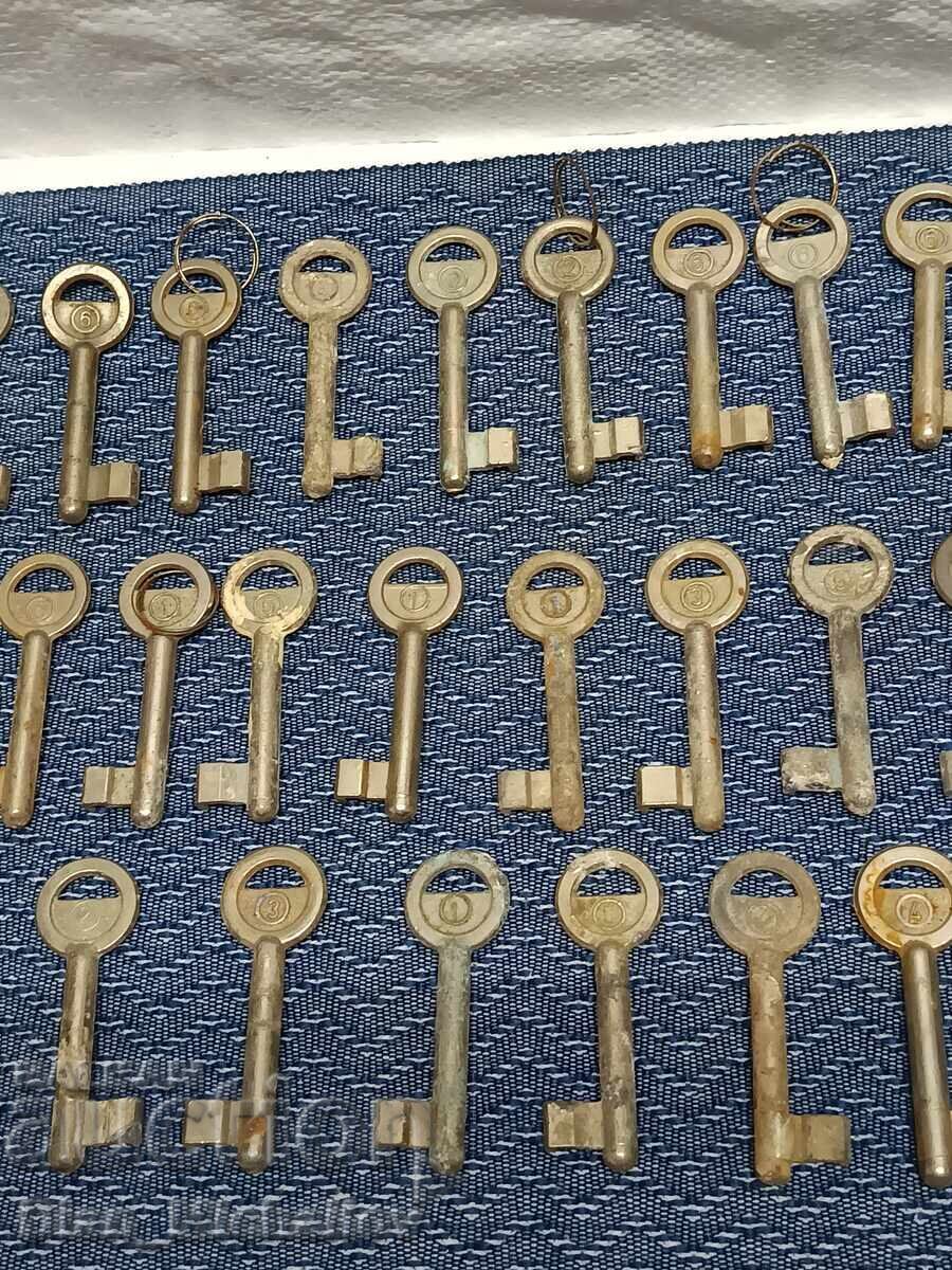 Δημοπρασία Λοτ κλειδιών με αριθμούς